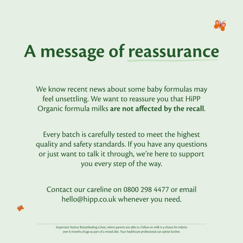 HiPP Organic 1 First Infant Baby Milk Powder Formula From Birth