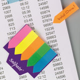 Snopake Index Tab Arrow Highlighters sticky tabs x125 tabs