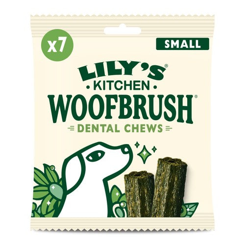 Lily's Kitchen Woofbrush dental chew for small dogs 7 x 22g multipack, UK version