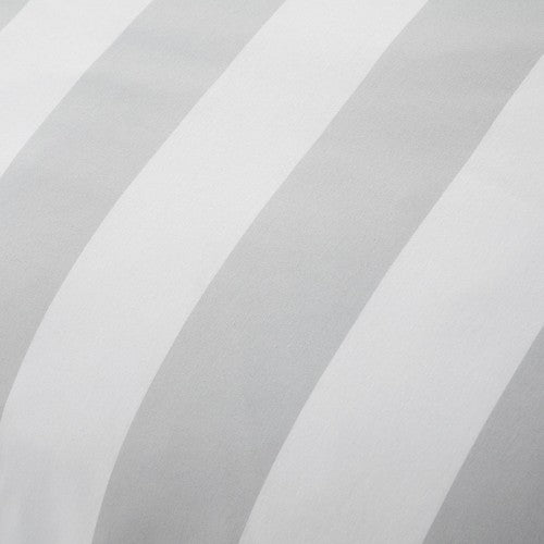 Catherine Lansfield Cove Stripe Double Duvet Set Silver