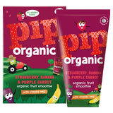 M&S Pip Organic Kids Strawberry, Banana & Purple Carrot Smoothie Cartons 4 x 180ml- Buy online at McGrocer