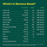 Berocca energy vitamin effervescent tablets with guarana and caffeine, 20 tablets - British product