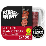 REDEFINE MEAT plant-based flank steak 2 x 100g, imported from the UK