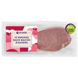 M&S Ocado 10 Smoked Back Bacon Rashers 300g- Buy online at McGrocer