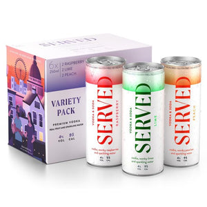 Hard Seltzer Variety Pack – Gluten-Free, Vegan, Natural Fruit Flavours
