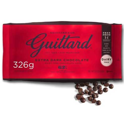 Guittard Extra Dark Chocolate Baking Chips 63%