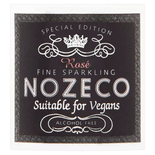 Nosecco Alcohol Free Sparkling Rose Wine 20cl, imported from the UK