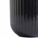 M&S Small Ribbed Storage Jar, Charcoal