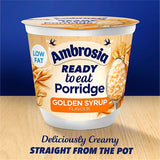 Ambrosia ready to eat porridge pot in golden syrup flavour, 210g - British product