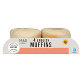 M&S M&S English Muffins Breakfast Muffins 4 per Pack- Buy online at McGrocer