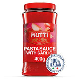Mutti Tomato Garlic Pasta Sauce No Added Sugar