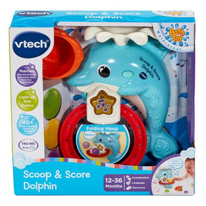 Interactive Bath Toy Dolphin with Basketball Hoop and Light-Up Features for Toddlers