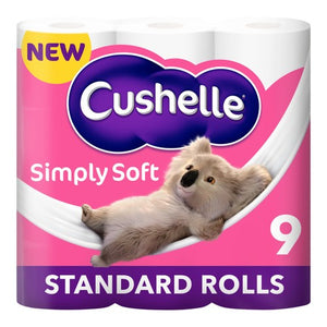 Soft 2-Ply Toilet Paper 9 Standard Rolls