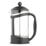 Plastic Cafetiere with Glass Beaker and Stainless Steel Filter, 8-Cup 1L