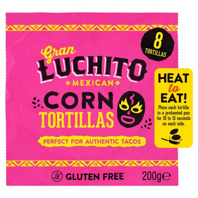 M&S Gran Luchito Corn Gluten Free Small Shell Tortilla Wraps- Buy online at McGrocer