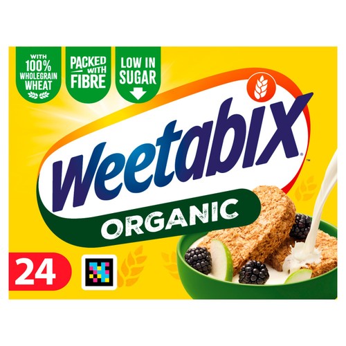 Weetabix Organic wheat biscuit cereal 24 biscuits (British brand)