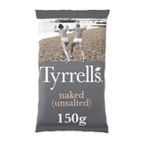 M&S Tyrrells Naked Sharing Crisps Unsalted Hand-cooked Potato Crisps 150g- Buy online at McGrocer