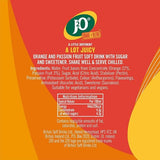 J2O Orange & Passion Fruit soft drink 10 x 275ml, UK version