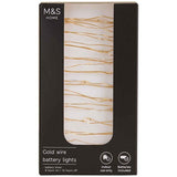 M&S Wire String Light, Gold