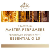 Glade Small Scented Candle, Honey & Chocolate