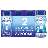 Aptamil 2 Follow On Baby Milk Formula Liquid Ready to Feed 6-12 Months