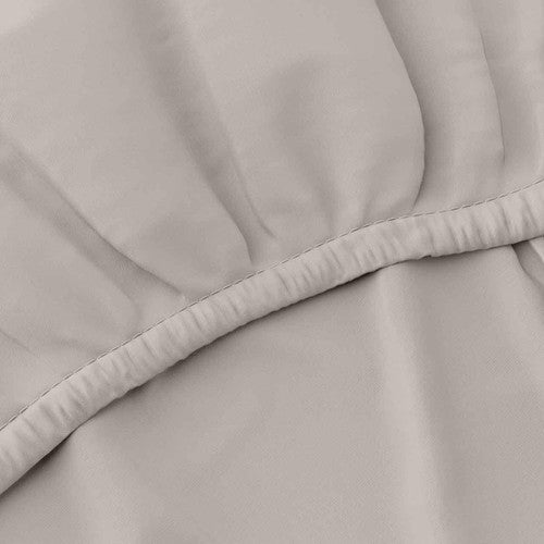 M&S Egyptian Cotton 230 Thread Count Fitted Sheet , Single, Cream