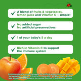 Cow Gate Fruit Pouch Apple Mango Orange Carrot Baby Food 4 Months