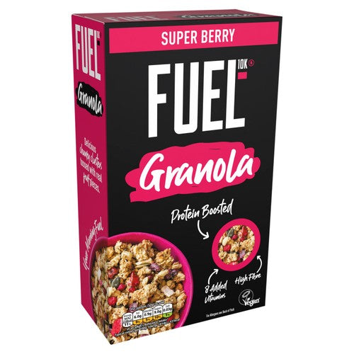 FUEL 10K Super Berry Protein Granola Breakfast Cereal