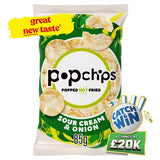 M&S Popchips Sour Cream & Onion Sharing Crisps 85g- Buy online at McGrocer