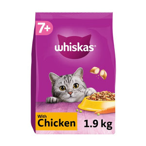 Whiskas 7 Senior Dry Cat Food with Chicken