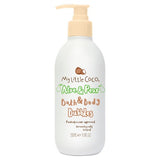 My Little Coco aloe and pear bath and body bubbles, imported from the UK