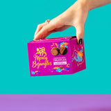 Monty Bojangles cocoa dusted chocolate truffles box with 14 pieces, imported from the UK