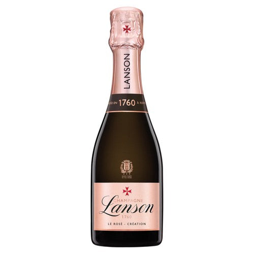 Champagne Lanson Le Rose Label Half Bottle