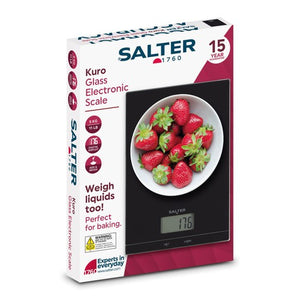 Glass Electronic Kitchen Scale with Tare and Aquatronic Functions, 5 kg Capacity