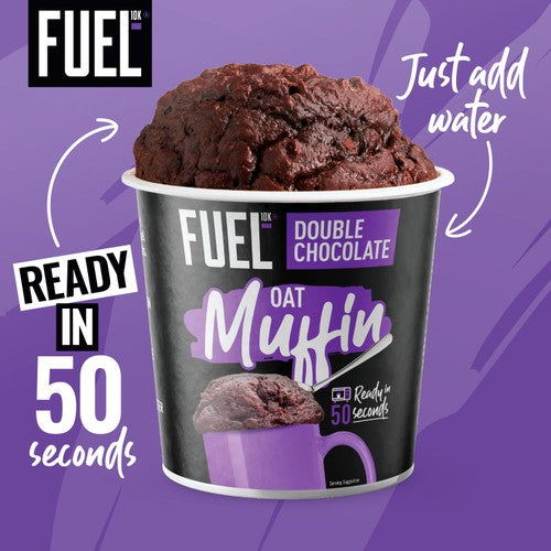 FUEL10K chocolate oat muffin protein snack pot 52g - British product