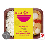 MS Red Thai Style Chicken Curry Rice - Taste of Asia