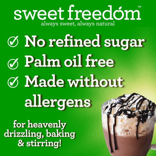 Sweet Freedom Choc Shot chocolate syrup 320g (British brand)