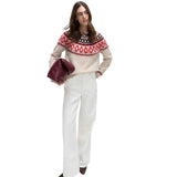 M&S Womens Boucle Jumper, XL, Oatmeal