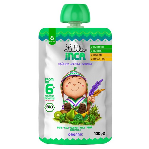 Organic Quinoa and Fruit Vegetable Blend Baby Food Pouch for 6+ Months