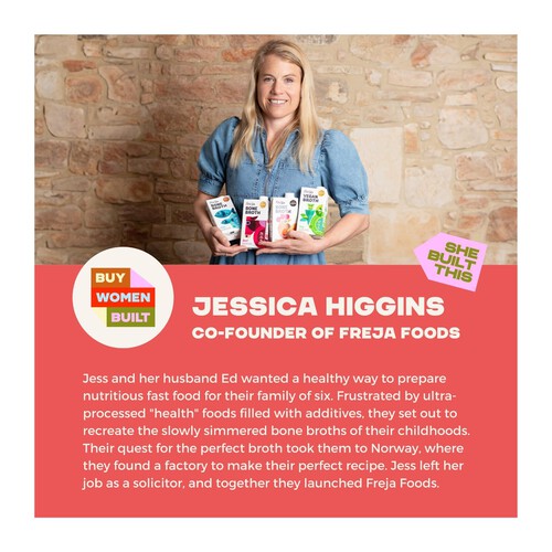 Freja Collagen Bone Broth Shake - Strawberry