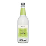 M&S M&S Mexican Lime & Sicilian Lemon Soda Sparkling Drink 500ml- Buy online at McGrocer