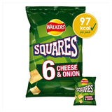 M&S Walkers Squares Cheese & Onion Crisps 6x22g- Buy online at McGrocer