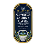 M&S Cantabrian anchovy fillets 30g, imported from the UK