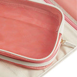 M&S Womens Hanging Wash Bag, Light Cream