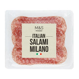 M&S Marks and Spencer Sliced Italian Salami Milano Black Pepper Garlic Salami 90g- Buy online at McGrocer