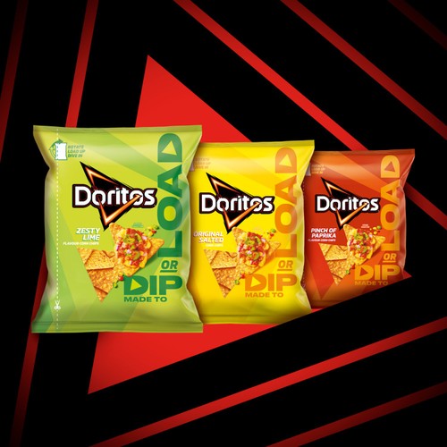 Doritos salted tortilla chips 230g, UK version