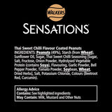 Walkers Sensations coated peanuts Thai sweet chilli 150g (British brand)