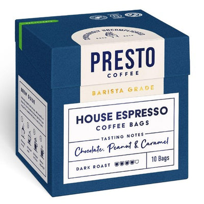 Single-Origin Arabica Espresso Coffee Bags, 10-Pack