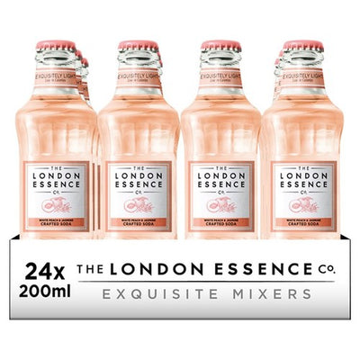 M&S London Essence Co. White Peach & Jasmine Crafted Soda 24 x 200ml- Buy online at McGrocer