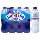M&S Highland Spring Still Spring Water 12 x 500ml- Buy online at McGrocer